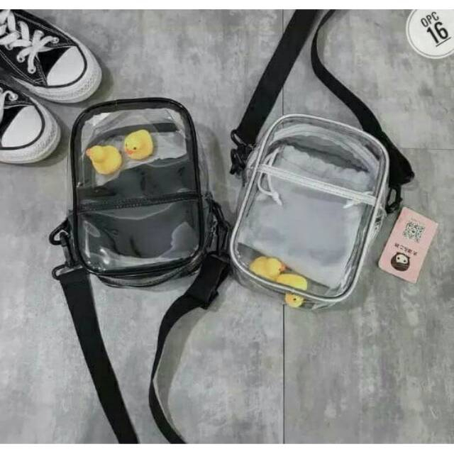 Tas Selempang Wanita - Tas mika egga pvc premium slingbag fashion Koreanstyle BISA COD bestieee