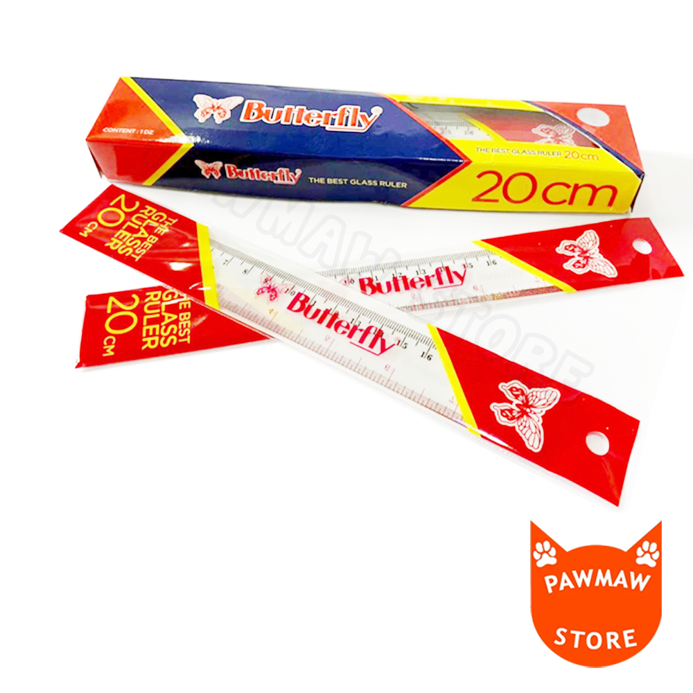 

Penggaris Butterfly 20cm ( PACK )