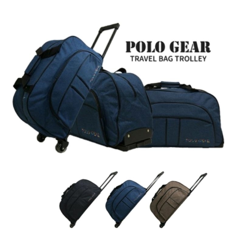 Tas Koper Kabin Travel Bag Trolley Polo Gear Original