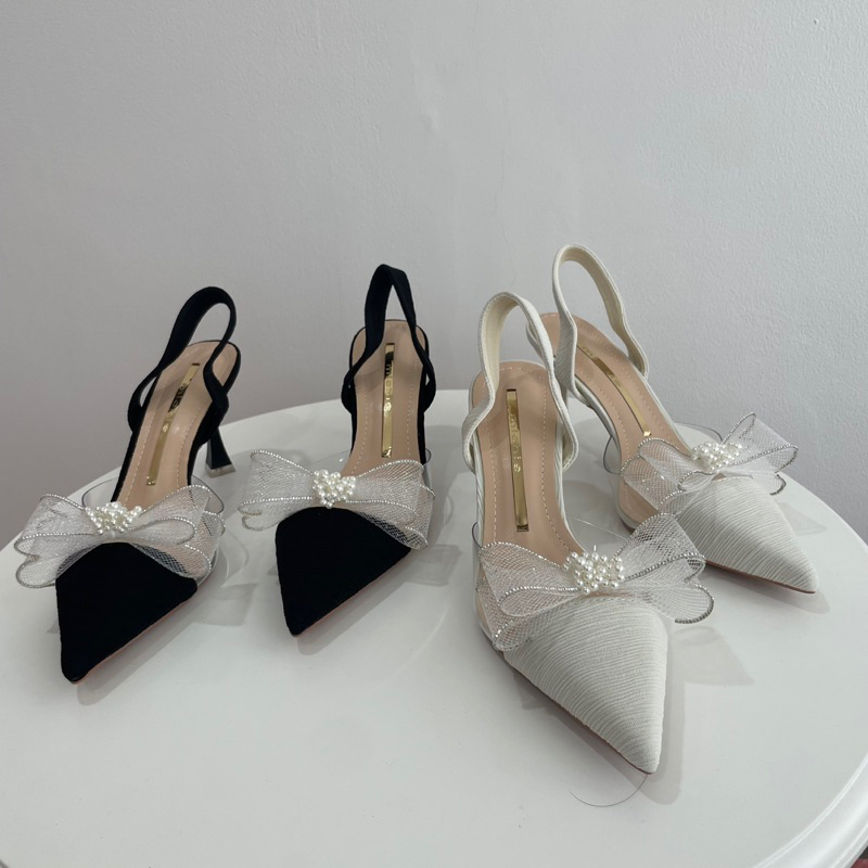 Laurel Bow Heels