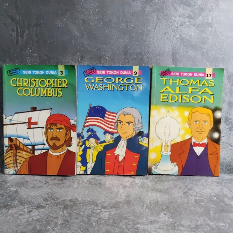 Buku Seri Tokoh Dunia Vol 1,3,7,9,14,16,17,19,20,21,24,25,26,27,29, Elex Media Komputindo.