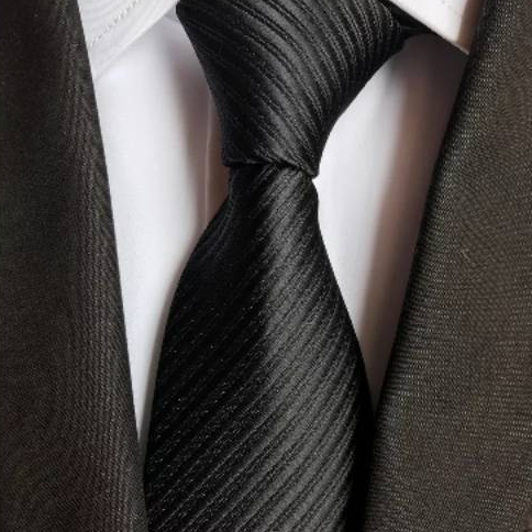 Dasi Pria Hitam Ikat Manual dan Instant Import 3inch Slim