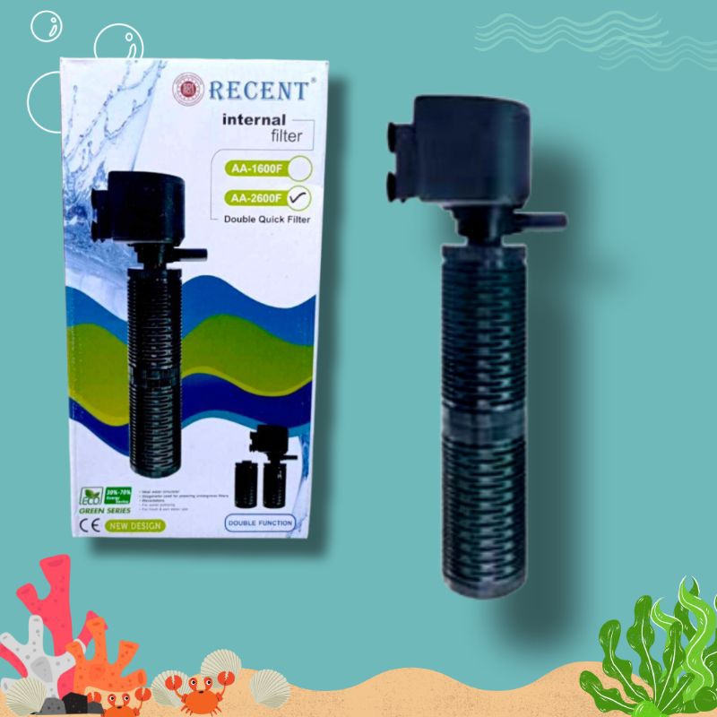 Pompa aquarium internal filter RECENT AA 2600F