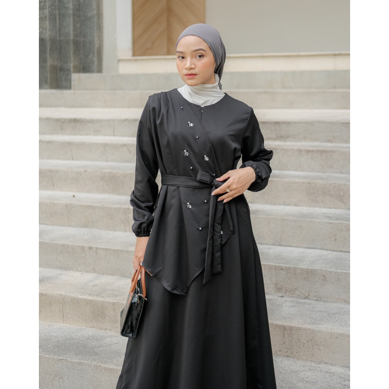 Laredo Beads Dress | Hazelnut Import