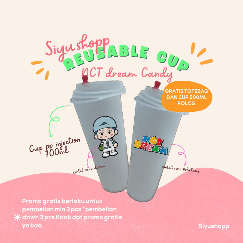 Reusable Cup Nct Dream “CANDY”