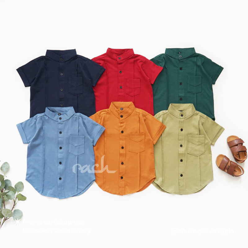 RACHIDKIDS / KOKO ANAK / CASUAL KOKO / KEMEJA ANAK COWOK / SYAFIQ TOP