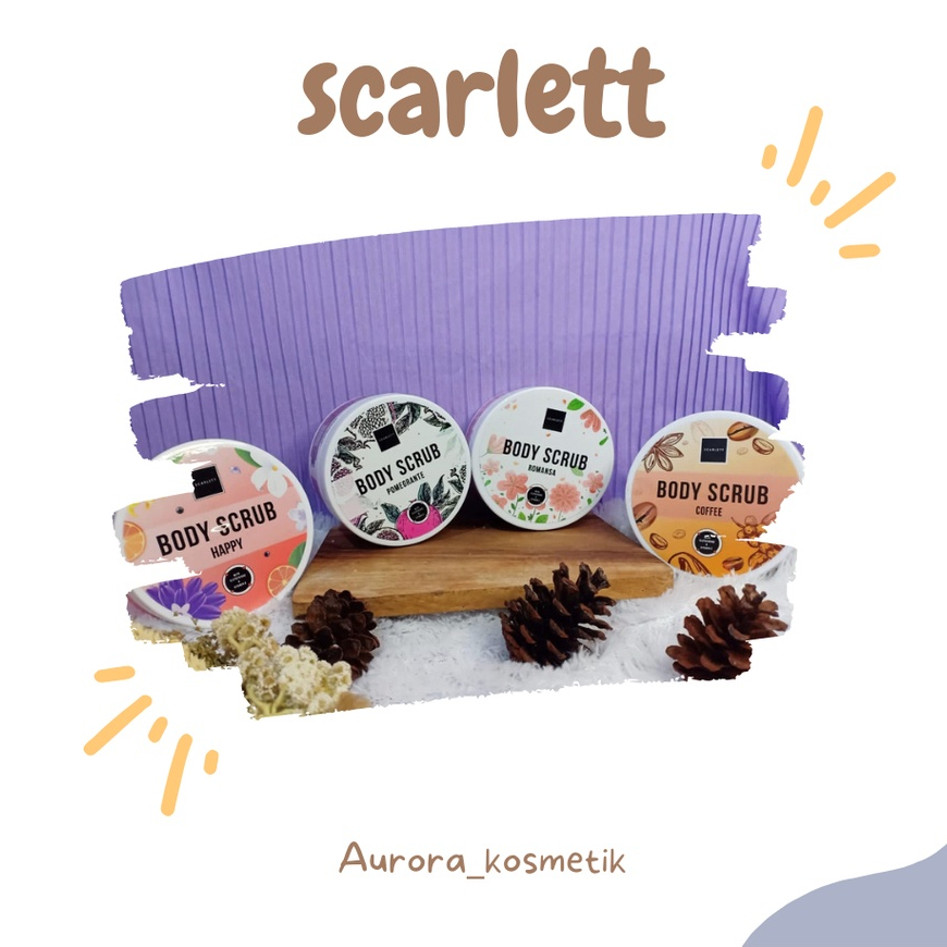 SCARLETT Body Scrub 250ml