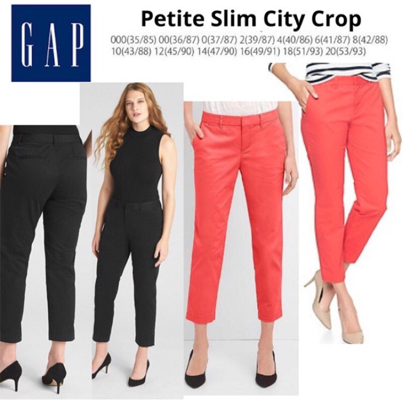 GAP Slim City Crop - Celana Chino Wanita