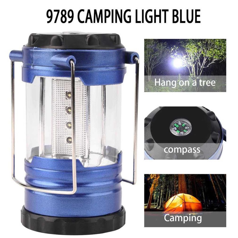 [OBRAL RIJEK] Lampu Lentera Camping Lantern Waterproof 12 LED - 9789