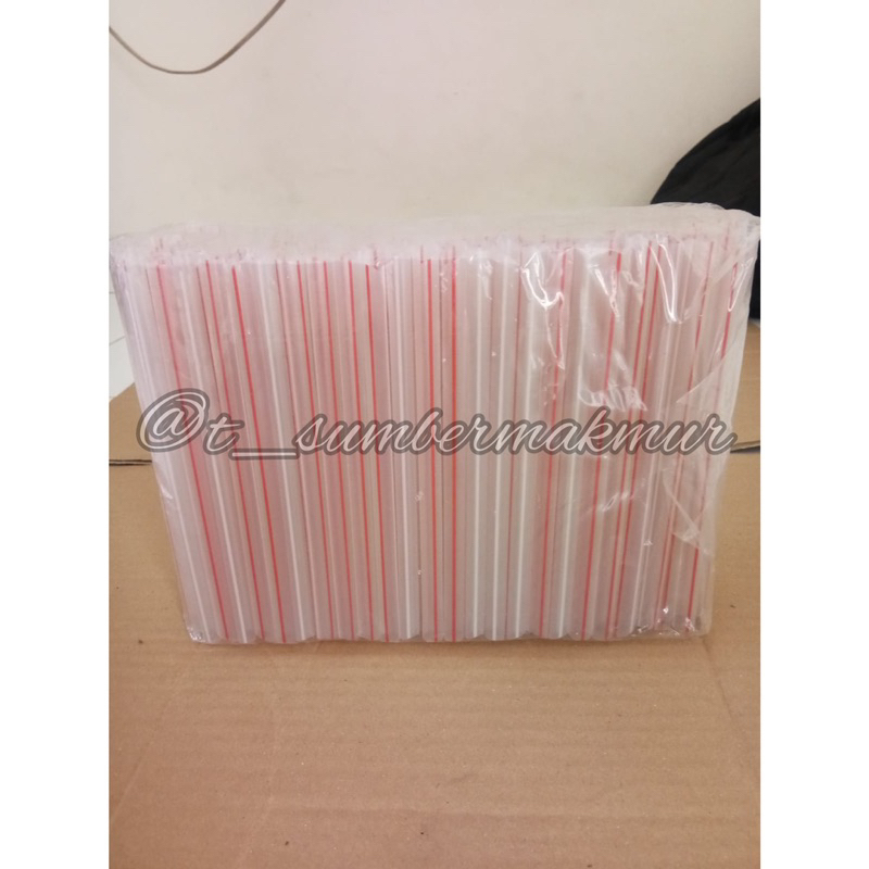 Sedotan Bubble/Boba | Sedotan Pop Ice | Sedotan Plastik Bening