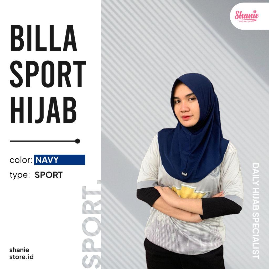 Hijab Sport Jilbab Sporty Kerudung Sport Jilbab Bergo Sport Volly Jilbab Olahraga