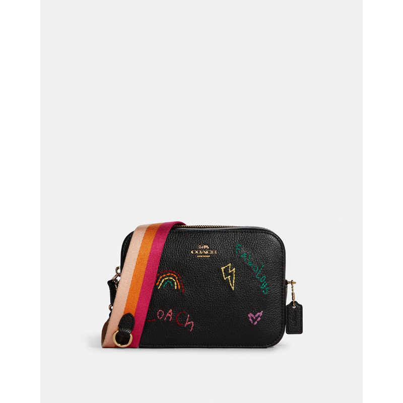 Coach Mini Camera Bag With Diary Embroidery (C8274)