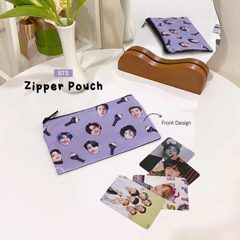 NOTTE - Zipper Pouch BTS/Blackpink/Seventeen/NCT 127/NCT Dream/Treasure