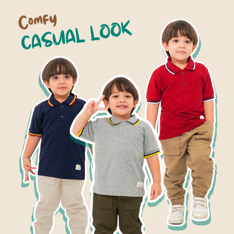 READY STOCK ROCCO POLOSHIRT BY AWESOME KIDS&CO