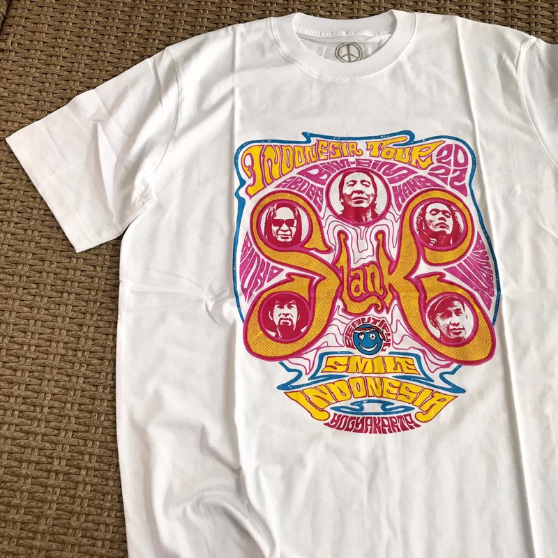SLANK TOUR 2022 JOGJA EDITION TSHIRT WHITE