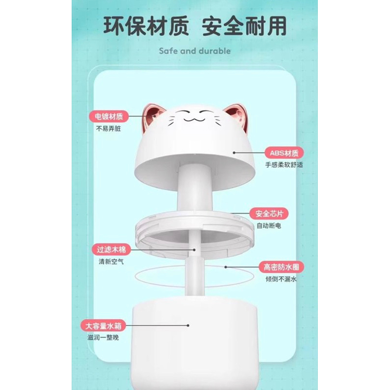 Humidifier Difuser m8 250ml - Pelembab Udara Humidifier Cartoon M8