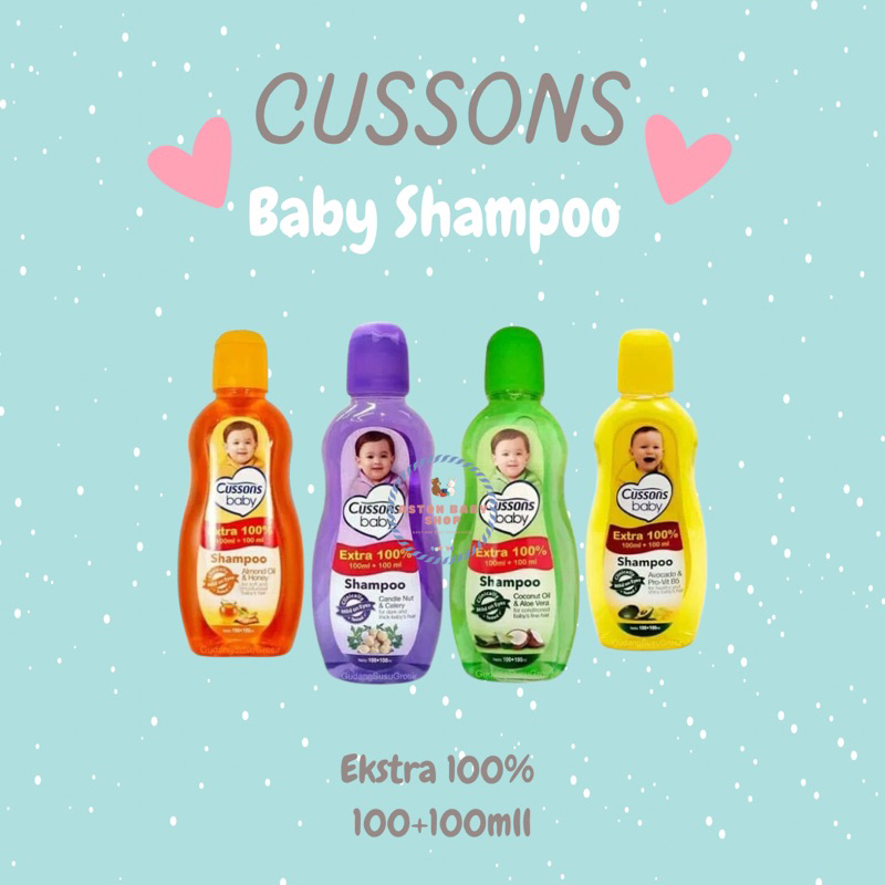 Cussons Baby Shampoo 100+100 ml Shampo Bayi