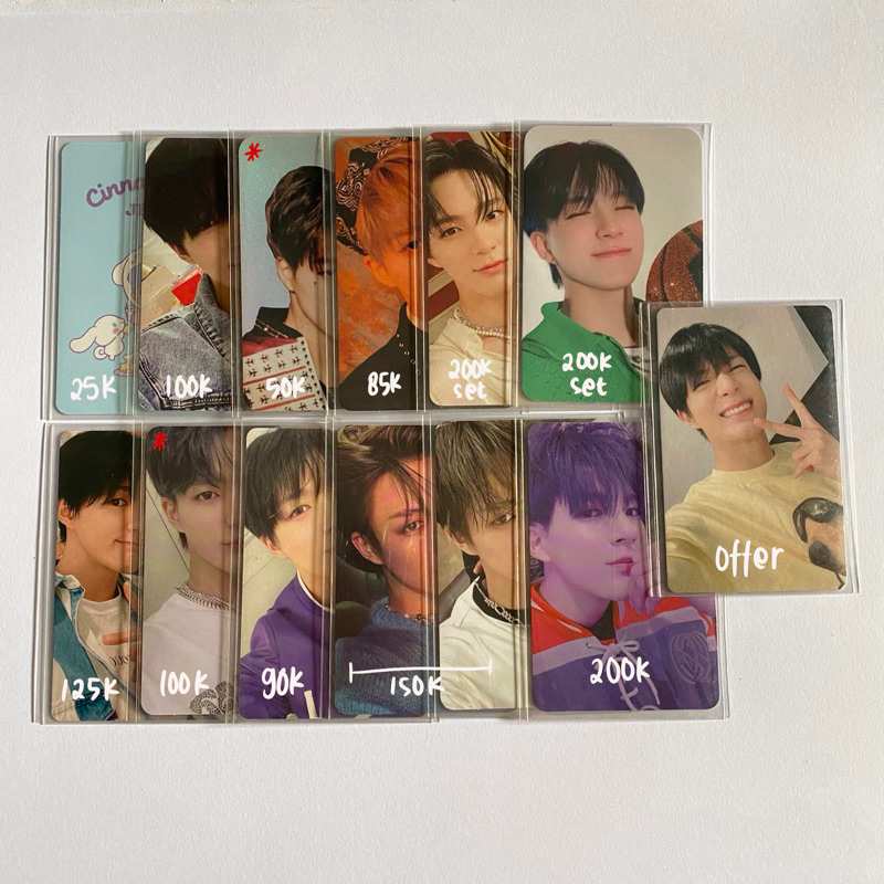 [jeno photocard] arrival minibag holo ridin photoset universe ar ticket hot summer acrylic keyring y