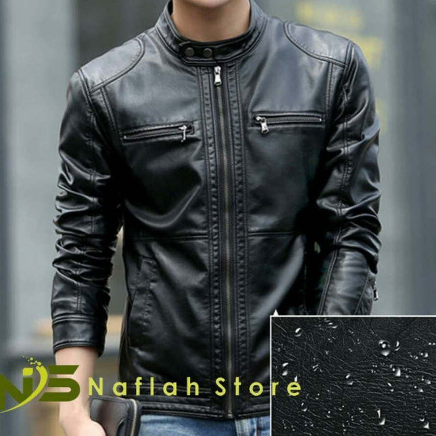 Jaket Kulit Domba Super Halus Lembut Original Pria Asli Jika Palsu Uang Kembali