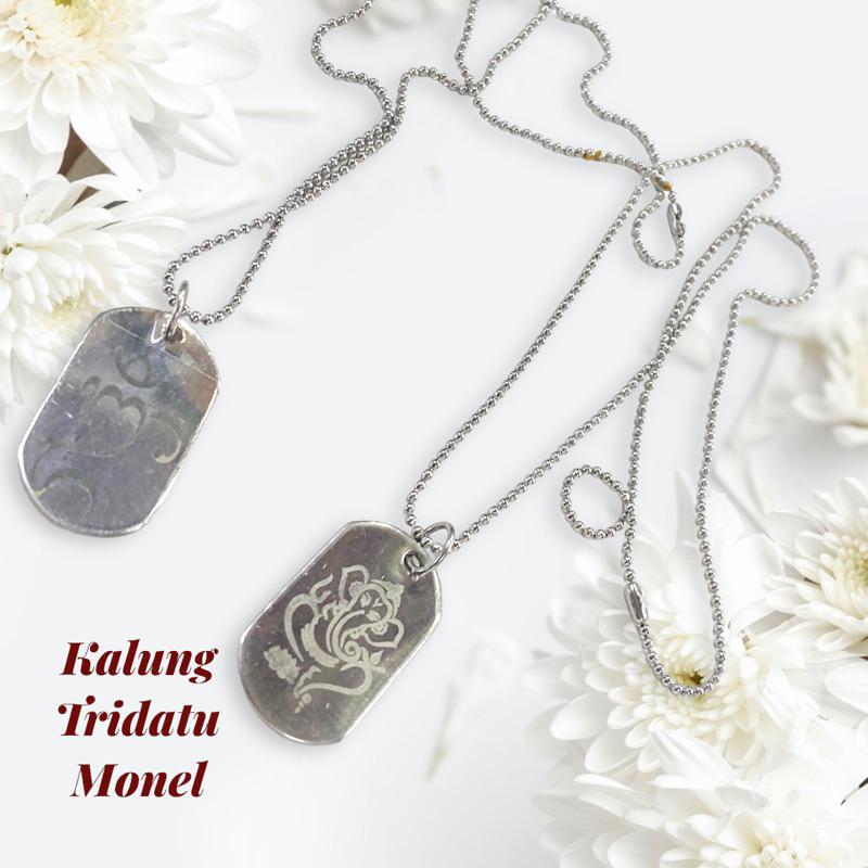kalung tridatu bahan monel anti luntur dan anti karat