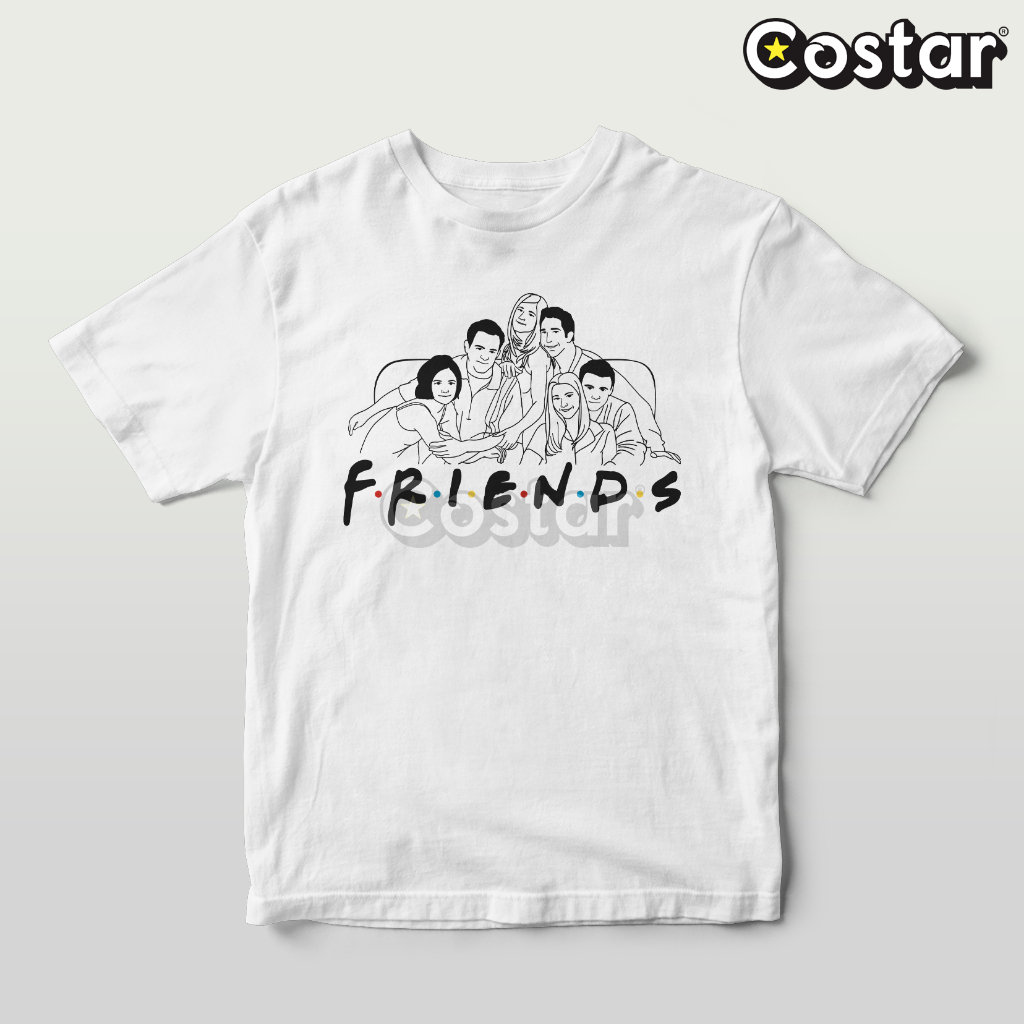 Kaos Costarstore - Friends 3 Line Art - Friends