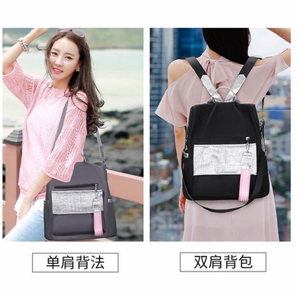 ( 2PC 1KG ) GTBI998880537  New Arrival 2023 !!!  Tas Ransel  Wanita Blackpack Import  Premium Terbaru