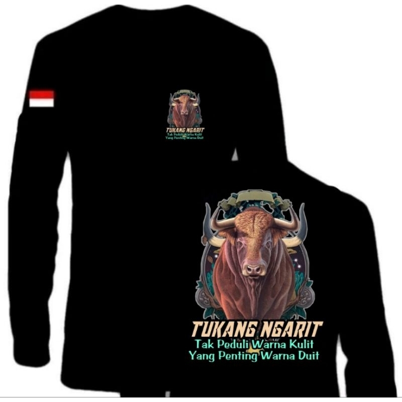 KAOS TUKANG NGARIT SAPI BAHAN ADEM