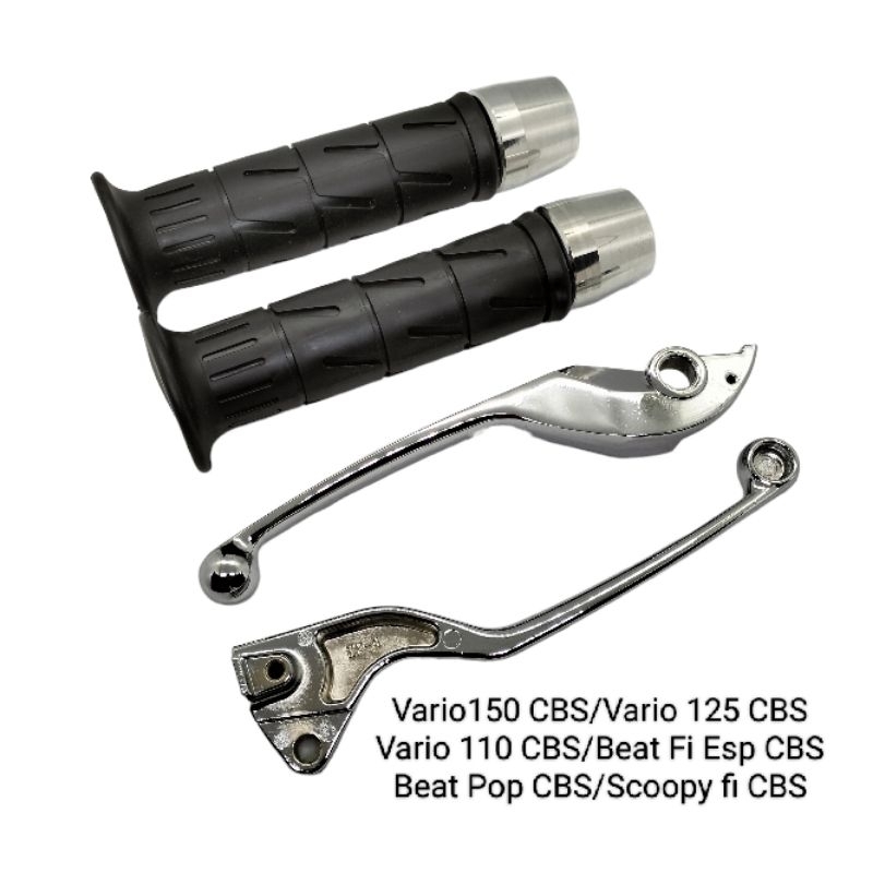 Paket Handle Variasi Cp Crome Motor Vario110 CBS Vario125 CBS Vario150 CBS Beat Esp CBS Beat Pop CBS Scoopy fi CBS/Beat Old Beat Esp Non CBS Beat Pop Non CBS Beat Carbu  Vario110 Carbu /Mio soul Mio Sporty Mio Smile Xeon Rc X-Ride