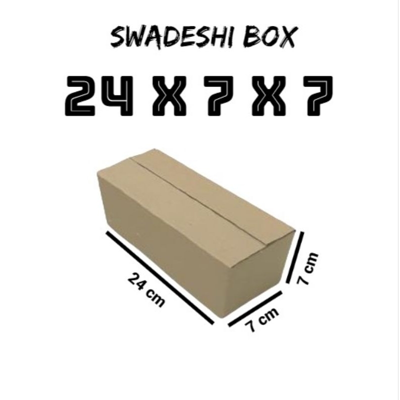 

kardus/karton/box uk. 24x7x7 cm untuk packing singlewall polos