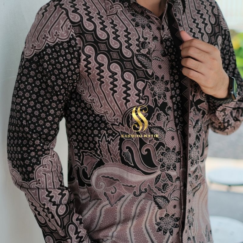 SASMITO BATIK X ADEBA BATIK SLIMFIT PASTEL