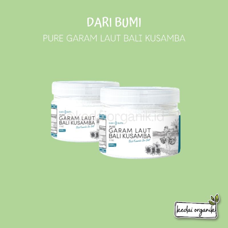 

DARI BUMI Pure Garam Laut Bali Kusamba 300gr