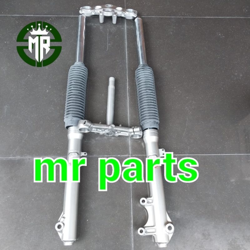 teleskopik tele damper shock sok depan set kawasaki klx 150 L original