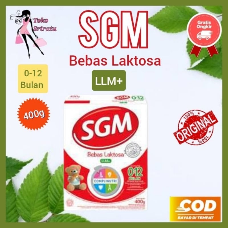 Sgm LLM 400 gram / Susu Sgm LLM+ / Susu Bebas Laktosa