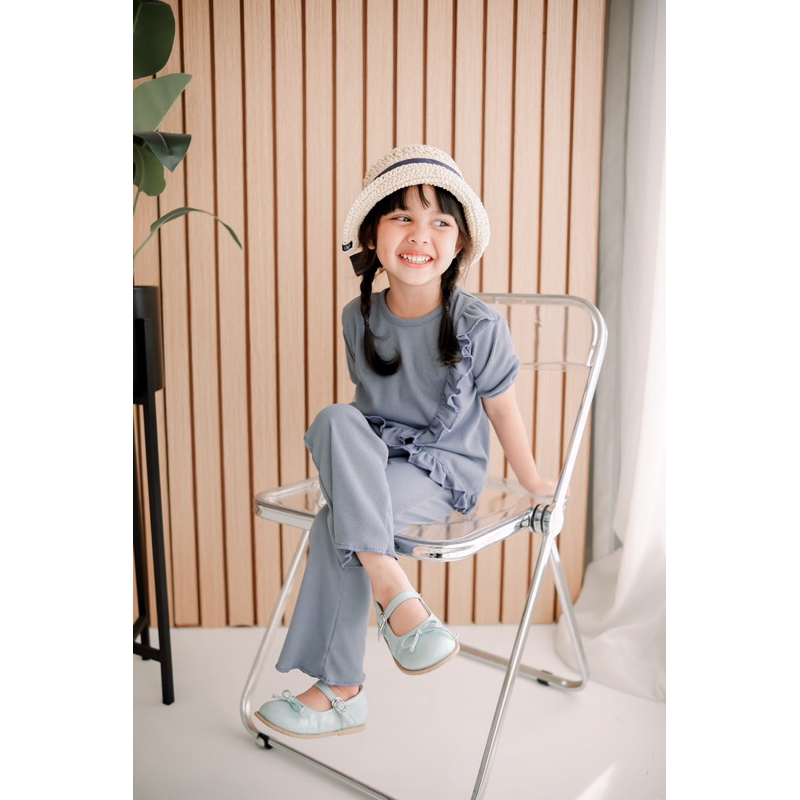 RACHIDKIDS / SETELAN ANAK PEREMPUAN / NAMI RUFFLE SET