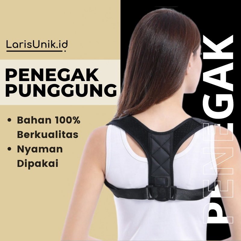 PENYANGGA PUNGGUNG POSTURE SUPPORT CORRECTOR ALAT TERAPI KORSET PUNGGUNG KORSET PRIA WANITA