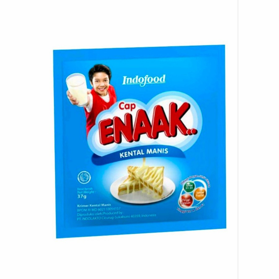 Jual Susu Cap Enak Putih Sachet 37 Gr 6 Pcs37 Gr Shopee Indonesia