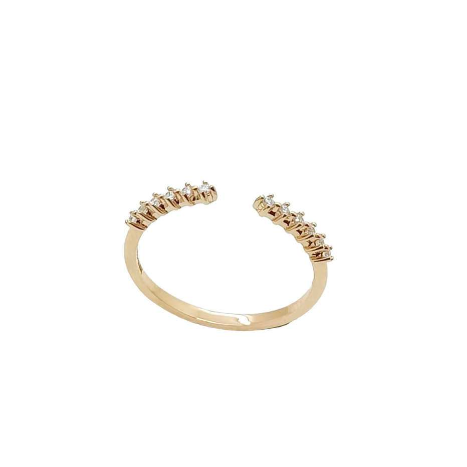 Cincin rosegold Beatrix Series RI200297 18K 755 SDW Gold