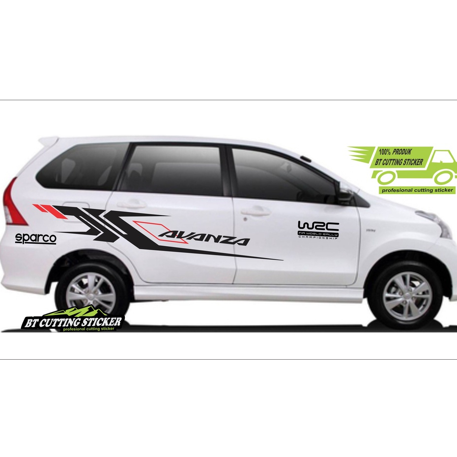 STIKER MOBIL AVANZA STIKER VARIASI MOBIL AVANZA STIKER TRD SPORTIVO STICKER AVANZA STIKER TOYOTA