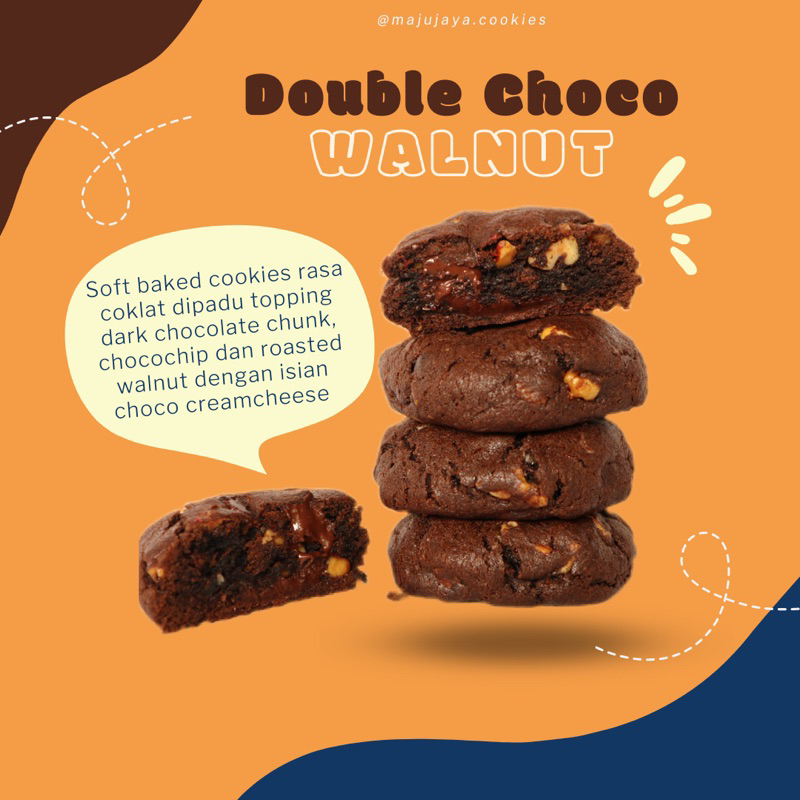 

Soft Baked Cookies Double Choco Walnut