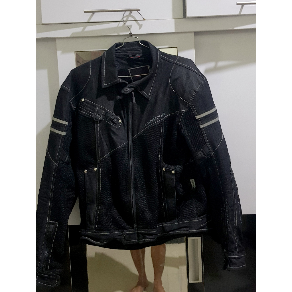 Jaket Motor Komine JK 006 JK006 JK-006 JACKET VINTAGE JEANS DENIM JK006 MESH RIDING