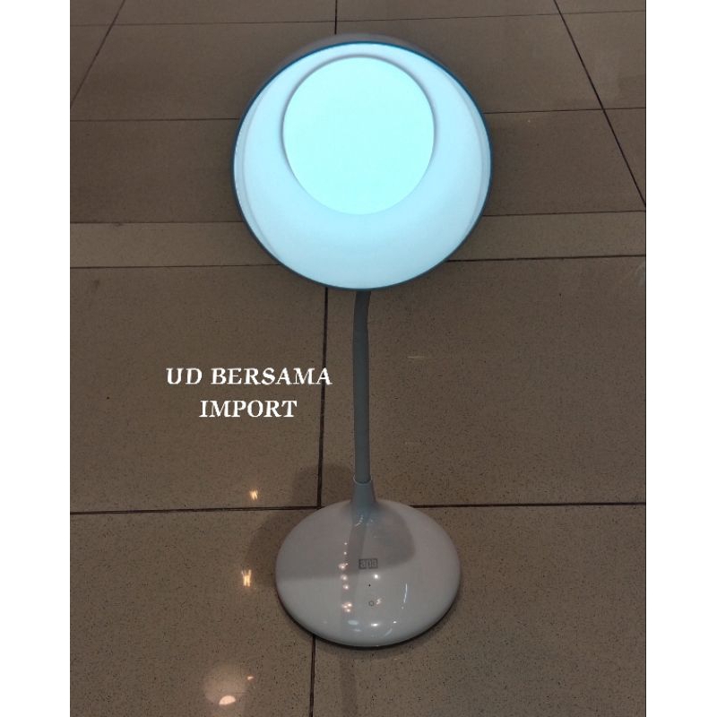 APA Cappy Lampu Meja led Rechargeable/Lampu Belajar 3 Warna - Putih