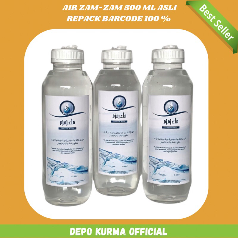 

Air Zamzam Asli Mekkah Kemasan Botol / Oleh oleh Umroh Bandung