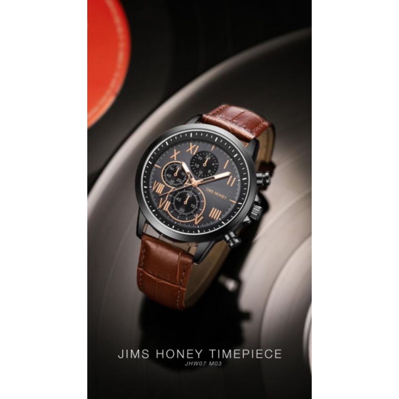 Jam Tangan Pria JHW 07 JIMS HONEY original