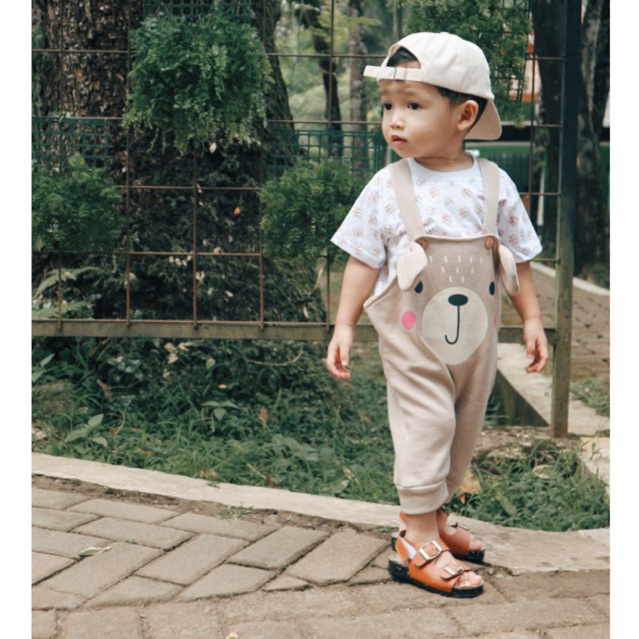 Overall baby perempuan fashion 1-2 tahun ANIMAL overall unisex baju kodok anak balita 1 2 tahun