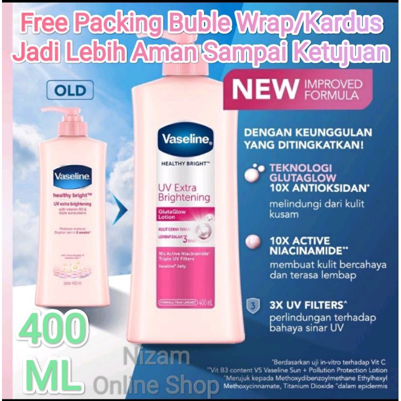 VASELINE BODY LOTION 400ML