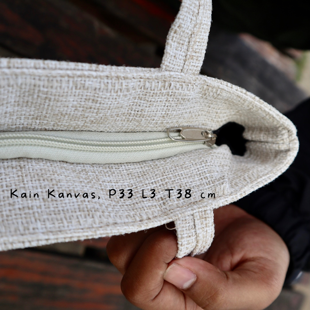 (BISA COD) Tas Tote Bag Totebag Polos MURAH BAHAN kanvas 30x40 cm bisa grosir ready 6 warna favorit