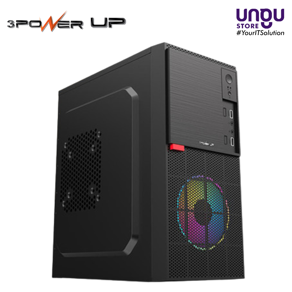 Casing Komputer 3 Power Up Aeromax 560 RGB + PSU