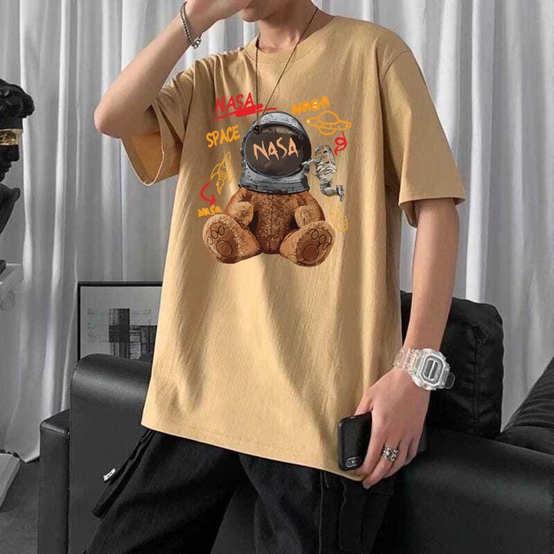 BAJU OVERSIZE PRIA NASA BEAR FASHION DISTRO KASUAL KEKINIAN ATASAN COWOK