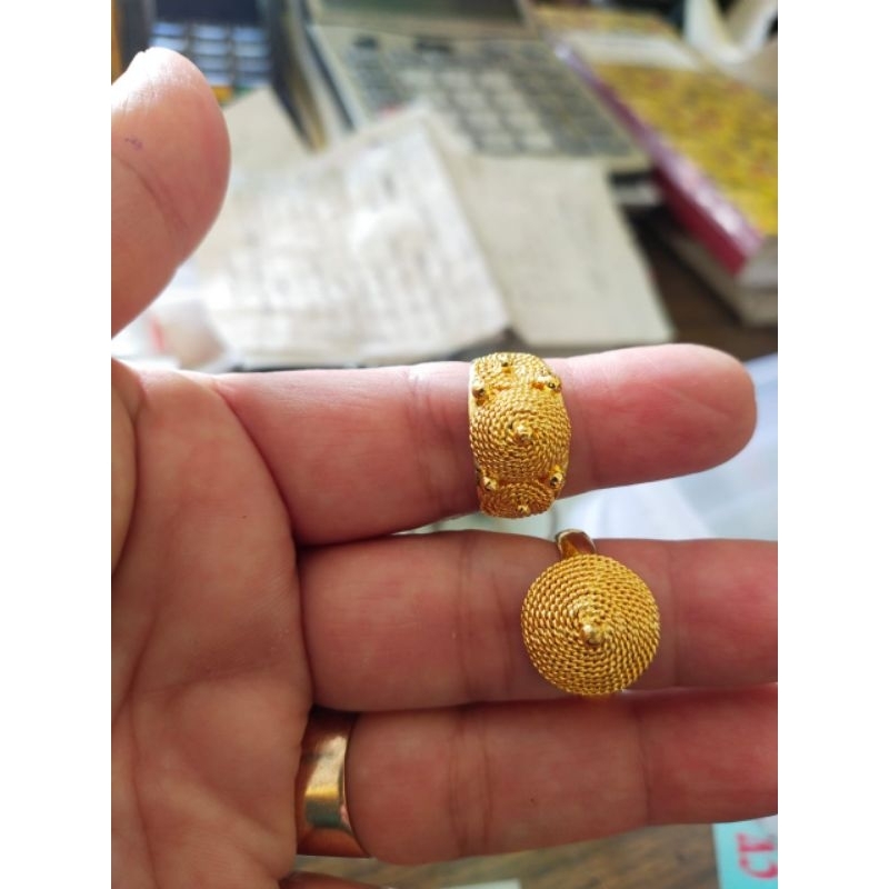 cincin borobudur emas asli LM 24K kadar 99,99%.