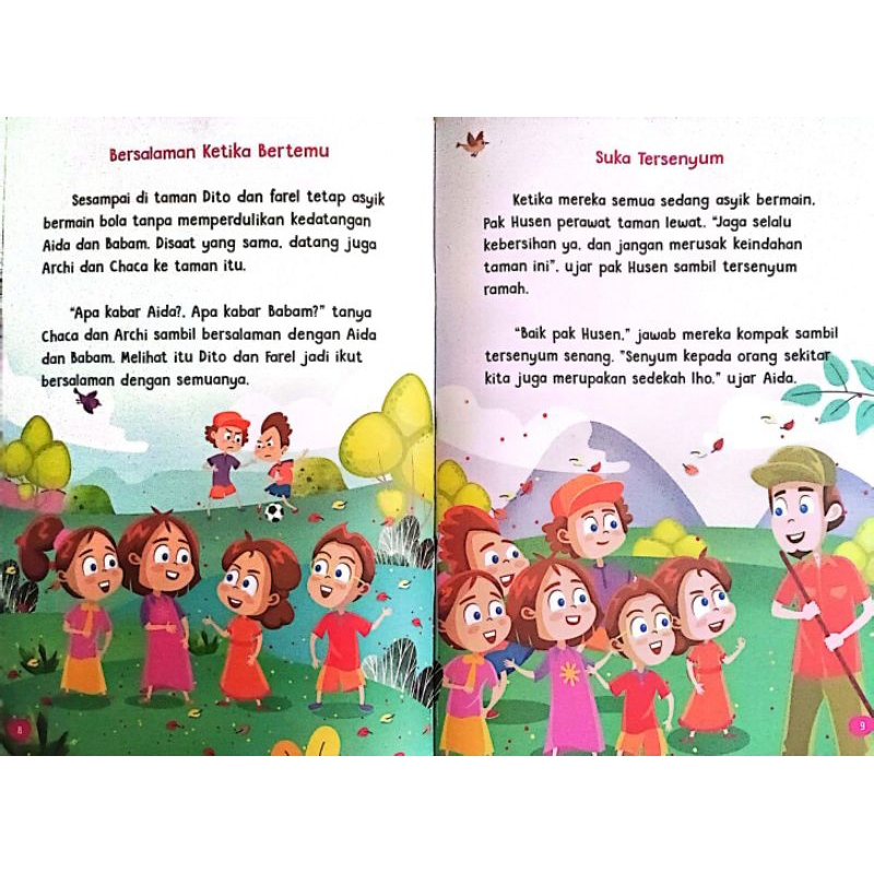 Buku Dongeng Sopan Santun full colour(19×26cm)